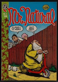 5t0294 MR. NATURAL 2nd printing #2 underground comix 1971 great art & stories by Robert Crumb!