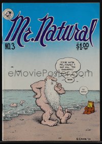 5t0295 MR. NATURAL first printing #3 underground comix 1977 great art & stories by Robert Crumb!