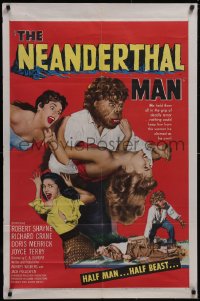 5t1080 NEANDERTHAL MAN 1sh 1953 great wacky monster, nothing could keep him from his woman!