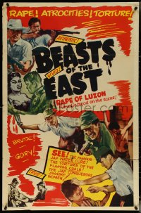 5t1103 OUTRAGES OF THE ORIENT 1sh 1948 Japanese WWII atrocities, Beasts of the East!