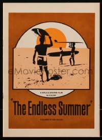 5t0382 ENDLESS SUMMER souvenir program book 1967 Van Hamersveld art, Bruce Brown, surfing classic!