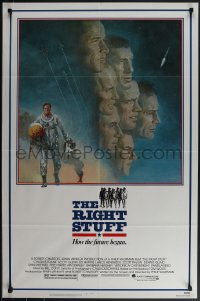 5t1142 RIGHT STUFF 1sh 1983 great Tom Jung montage art of the first NASA astronauts!