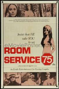 5t1152 ROOM SERVICE 75 1sh 1972 Arlana Blue & Harry Reems, sexy art & images, ultra rare!