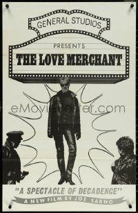 5t0355 LOVE MERCHANT 23x35 special poster 1965 Joseph Sarno, a spectacle of decadence, sex!