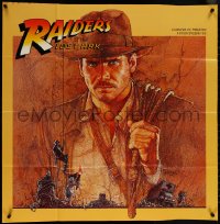 5t0340 RAIDERS OF THE LOST ARK 34x34 music poster 1981 Amsel art of Harrison Ford, Steven Spielberg!