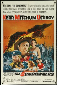 5t1212 SUNDOWNERS 1sh 1961 Australians Deborah Kerr, Robert Mitchum & Peter Ustinov!