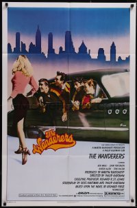 5t1258 WANDERERS 1sh 1979 Ken Wahl in Kaufman's 1960s New York City teen gang cult classic!