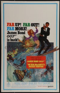 5t0108 ON HER MAJESTY'S SECRET SERVICE WC 1969 George Lazenby's only appearance as James Bond!