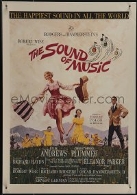 5t0116 SOUND OF MUSIC WC 1965 classic Terpning artwork of Julie Andrews, TODD-AO, color by DeLuxe!