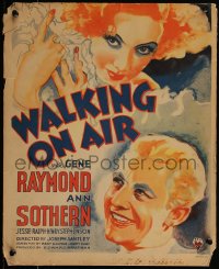 5t0122 WALKING ON AIR WC 1936 great art of sexy red-haired Ann Sothern & smiling Gene Raymond!