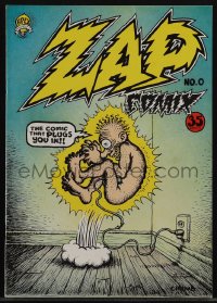 5t0291 ZAP COMIX 2nd printing #0 underground comix 1968 with classic Meatball by Robert Crumb!