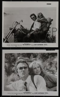 5t1413 GAUNTLET 6 8x10 stills 1977 star & director Clint Eastwood, Sondra Locke!