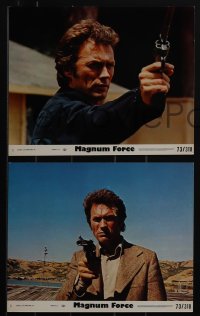 5t1402 MAGNUM FORCE 8 8x10 mini LCs 1973 Clint Eastwood as Dirty Harry, top cast, great images!