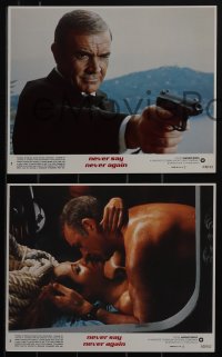 5t1403 NEVER SAY NEVER AGAIN 8 8x10 mini LCs 1983 great images of Sean Connery as James Bond 007!