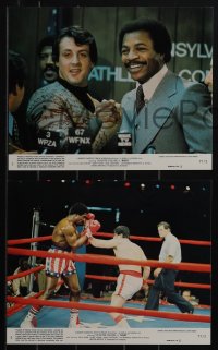 5t1414 ROCKY 6 8x10 mini LCs 1976 great images of Sylvester Stallone, Shire, Meredith & Weathers!