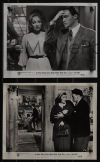 5t1440 STAGE FRIGHT 4 8x10 stills 1950 great images of Jane Wyman, Marlene Dietrich, Hitchcock!