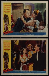 5t0776 CASBAH 3 LCs 1948 beautiful Yvonne De Carlo with Tony Martin & Douglas Dick!