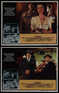 5t0728 FAREWELL MY LOVELY 8 LCs 1975 Charlotte Rampling & Robert Mitchum, McMacken border art!