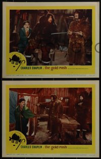 5t0731 GOLD RUSH 8 LCs R1959 cool images from Charlie Chaplin classic!