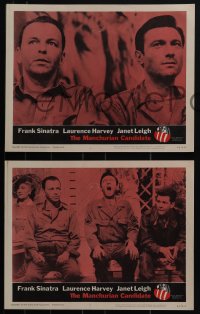 5t0742 MANCHURIAN CANDIDATE 8 LCs 1962 Frank Sinatra, Harvey, Leigh, directed by John Frankenheimer!