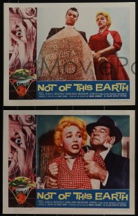 5t0772 NOT OF THIS EARTH 4 LCs 1957 Beverly Garland, Paul Birch, great images from Corman sci-fi!