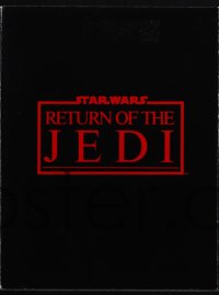 5t0342 RETURN OF THE JEDI screening program 1983 George Lucas classic, all the cast & crew credits!