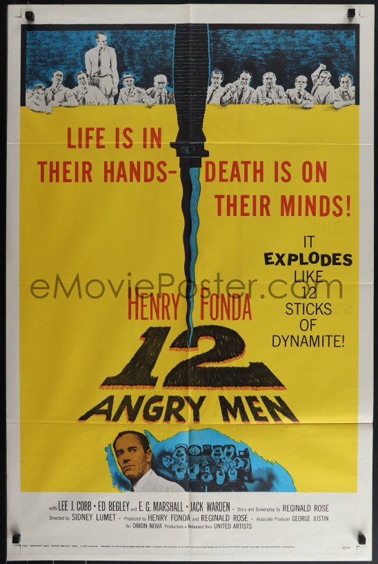 Emovieposter Com T Angry Men Sh Henry Fonda Sidney Lumet Jury Classic Life Is