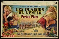 5w0282 PEYTON PLACE Belgian 1958 Lana Turner, from the novel by Grace Metalious, different art!