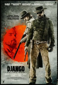 5w0707 DJANGO UNCHAINED int'l advance DS 1sh 2012 Jamie Foxx, Christoph Waltz, Leonardo DiCaprio!