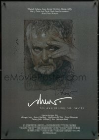 5w0710 DREW: THE MAN BEHIND THE POSTER signed 27x39 1sh 2013 by artist Drew Struzan, self portrait!