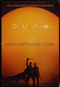 5w0717 DUNE: PART TWO IMAX teaser DS 1sh 2024 Villeneuve, Frank Herbert, Timothee Chalamet, Zendaya!