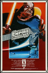 5w0722 EMPIRE STRIKES BACK Kilian 1sh R1990 Star Wars, montage sci-fi art by Drew Struzan!