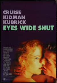 5w0735 EYES WIDE SHUT 1sh 1999 Stanley Kubrick, romantic close-up of Tom Cruise & Nicole Kidman!