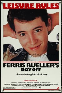 5w0739 FERRIS BUELLER'S DAY OFF 1sh 1986 Matthew Broderick, John Hughes classic, different art!