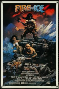 5w0744 FIRE & ICE 1sh 1983 Ralph Bakshi & Frank Frazetta fantasy feature cartoon!