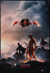 5w0746 FLASH teaser DS 1sh 2023 Ezra Miller, Michael Keaton as Batman, Calle as Supergirl, top cast!