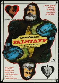 5w0130 CHIMES AT MIDNIGHT German 1968 Campanadas a Medianoche, Welles as Shakespeare's Falstaff!