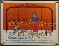 5w0453 CARMEN JONES 1/2sh 1954 Otto Preminger, sexy Dorothy Dandridge, Bizet opera, ultra rare!