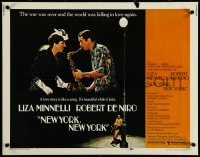 5w0505 NEW YORK NEW YORK 1/2sh 1977 Robert De Niro plays sax while Liza Minnelli sings!