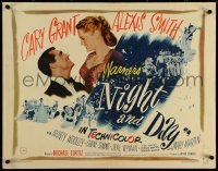 5w0506 NIGHT & DAY style B 1/2sh 1946 Cary Grant as Cole Porter loves sexy Alexis Smith!