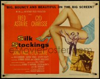 5w0523 SILK STOCKINGS style A 1/2sh 1957 Ninotchka w/ music, Fred Astaire & Cyd Charisse's sexy legs!