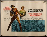 5w0548 TWO MULES FOR SISTER SARA 1/2sh 1970 art of gunslinger Clint Eastwood & Shirley MacLaine!