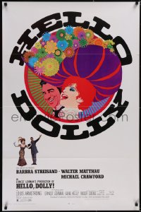 5w0797 HELLO DOLLY 1sh 1969 Barbra Streisand & Walter Matthau by Richard Amsel, Roadshow!