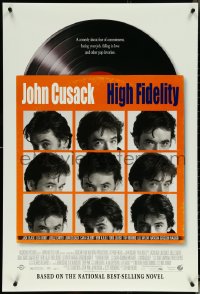 5w0799 HIGH FIDELITY DS 1sh 2000 John Cusack, great record album & sleeve design!