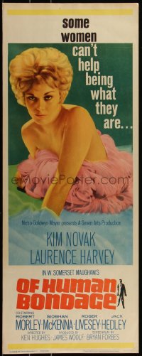 5w0596 OF HUMAN BONDAGE insert 1964 super sexy Kim Novak can't help being what she is!