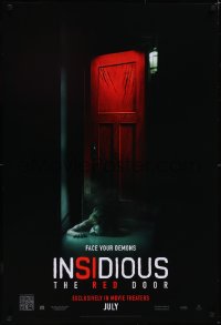 5w0817 INSIDIOUS: THE RED DOOR teaser DS 1sh 2023 Rose Byrne, creepy image, face your demons!