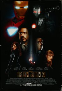 5w0823 IRON MAN 2 int'l advance 1sh 2010 Marvel, Downey Jr, Cheadle, Paltrow, Scarlett Johansson!