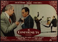 5w0257 CONFORMIST Italian 19x26 pbusta 1971 Bertolucci's Il Conformista, Trintignant!