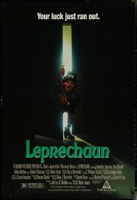 5w0849 LEPRECHAUN 1sh 1993 Warwick Davis, super young Jennifer Aniston, your luck just ran out!