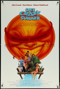 5w0917 ONE CRAZY SUMMER 1sh 1986 John Cusack, Demi Moore, Curtis Armstrong, Bobcat Goldthwait